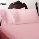 1000TC STRIPE PINK OLYMPIC QUEEN SIZE SHEET SET - 100% EGYPTIAN COTTON
