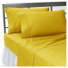 1000TC SOLID GOLD OLYMPIC QUEEN SIZE FLAT SHEET - 100% EGYPTIAN COTTON
