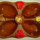 Cal Style  USA Chip and Dip serving tray with 4 Comparments