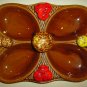 Cal Style  USA Chip and Dip serving tray with 4 Comparments