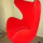 The egg chair by Arne Jacobsen.(reproduction