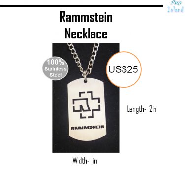 Rammstein - Stainless Steel Necklace