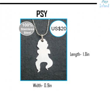 Beautiful PSY Necklace made in Stainless Steel - Outstanding finish -Worldwide shipping