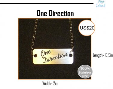 Beautiful One Direction necklace made in Stainless Steel - Outstanding finish -Worldwide shipping