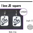 Justin Bieber Earrings made in Stainless Steel - Beautiful finish -Worldwide shipping