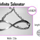 Selena Gómez - "Infinite Selenator" Necklace made in Stainless Steel - Beautiful finish -