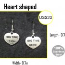 Big Time Rush - Earrings made in Stainless Steel - Beautiful finish -Worldwide shipping