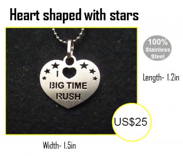 Big Time Rush -Necklace made in Stainless Steel - Beautiful finish -Worldwide shipping