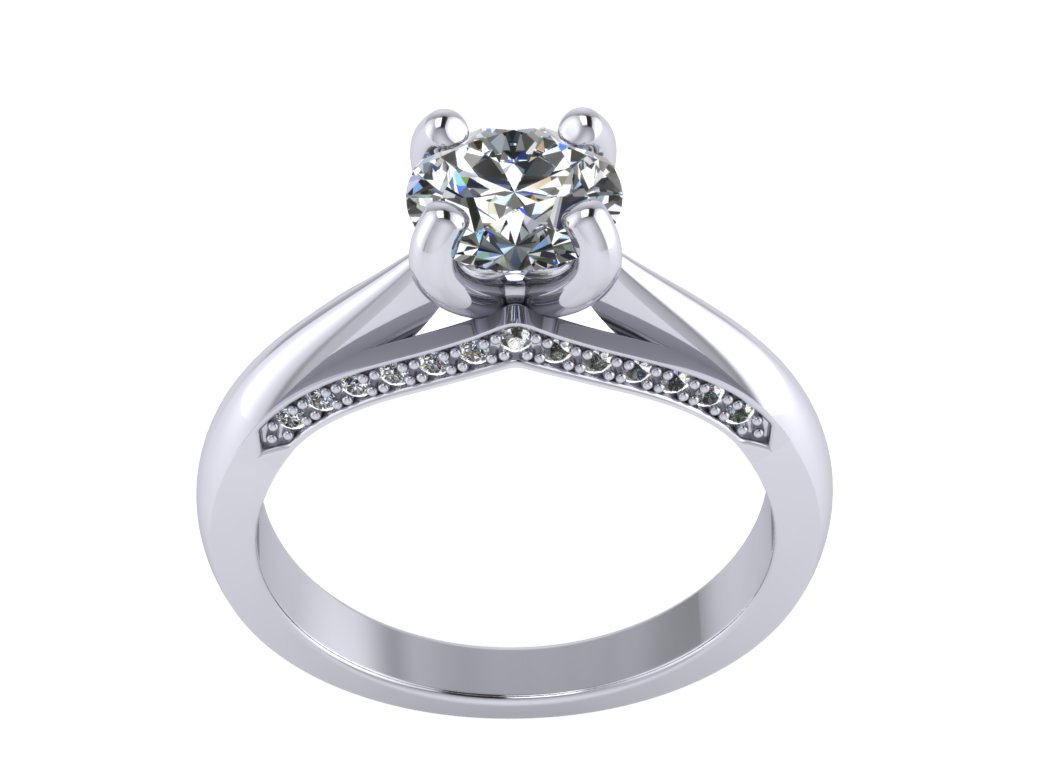 cc12  engagement ring 3d design