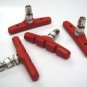MTB RB Bike V Brake Shoes / Blocks / Set of 4 D2O Pads In 8 colours NEW
