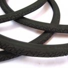 1 Pair 27 x 1 1/4 Tyres  Black Wall New Suit Retro Bike Racing Style