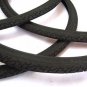 1 Pair 27 x 1 1/4 Tyres  Black Wall New Suit Retro Bike Racing Style