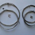 Brake Cable x 2. Gear Cable x2 Inner wire with crimps mountain bicycle.
