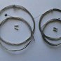 Brake Cable x 2. Gear Cable x2 Inner wire with crimps mountain bicycle.