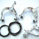 BMX Brake Set Caliper Type Front and Back, Cable Set - Inners & Outers