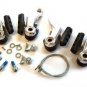 Bike Brakes Alloy Front & Rear Cantilever Brake Set - Silver