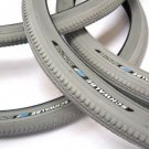 2 Schwalbe 24 x 1 3/8 (37-540) Grey Wheelchair Tyres With Inner Tubes