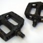 Bike Wide Platform Pedals 1 Pair MTB ATB BMX  9/16 Black.
