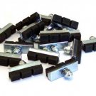 BMX D20 Racing Bike Brake Block Set - Nut Fitting 4 Blocks 2 Front and 2 Rear