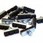 BMX D20 Racing Bike Brake Block Set - Nut Fitting 4 Blocks 2 Front and 2 Rear