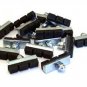 BMX D20 Racing Bike Brake Block Set - Nut Fitting 4 Blocks 2 Front and 2 Rear