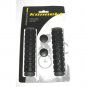 Dual Compound Bike Grips Grey/Black 130mm Long High Quality Item