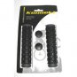 Dual Compound Bike Grips Grey/Black 130mm Long High Quality Item