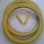 BMX Bike/Bicycle Tyres+Handlebar Grips Yellow 2off 20x2.00 Freestyle/Ramp Style
