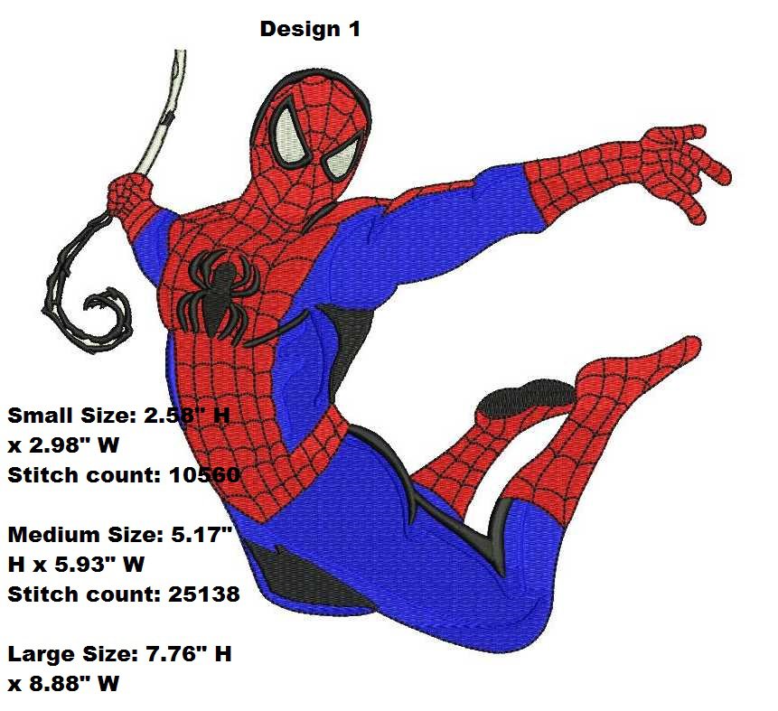 Spiderman 4 digitized machine embroidery designs machine embroidery Spiderman 4 digitized machine embroidery designs machine embroidery