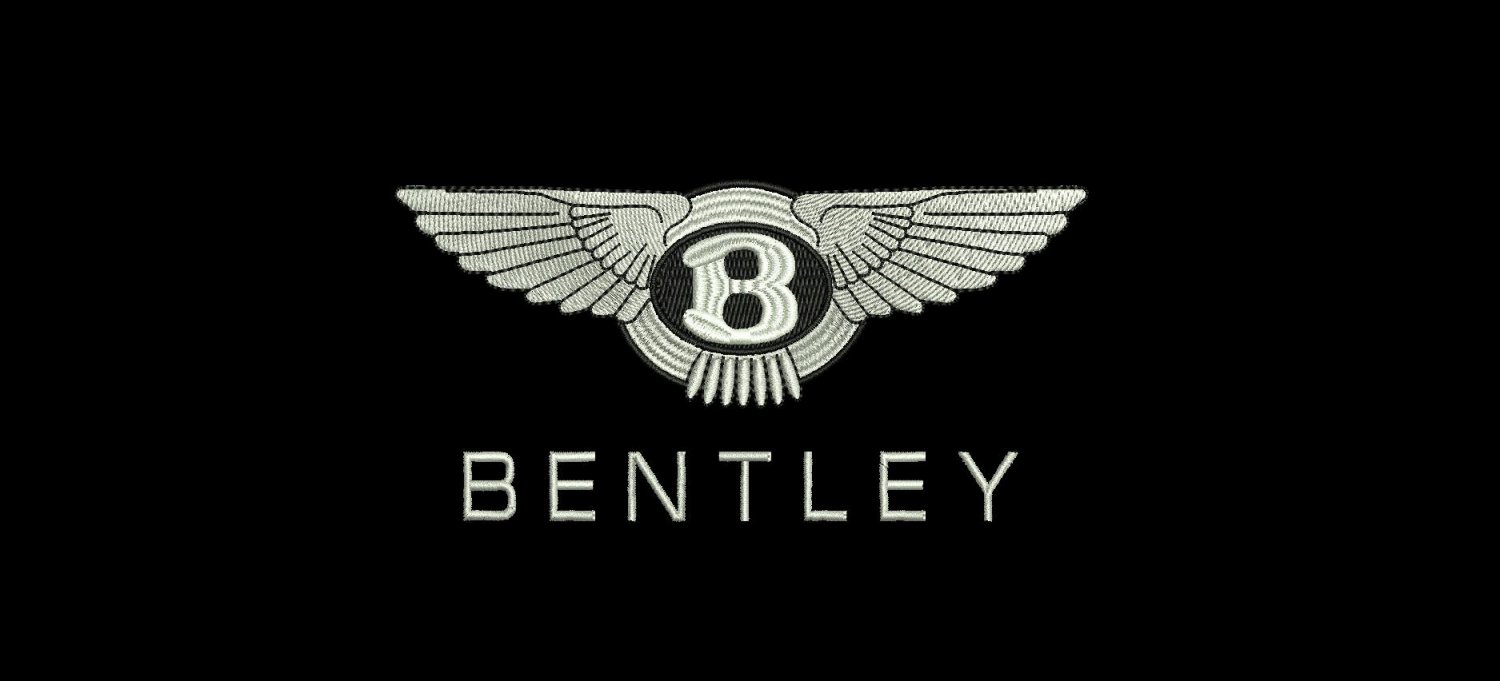 Bentley Car Emblem 3 sizes Digitized Machine Embroidery Design EMAIL DELIVERY