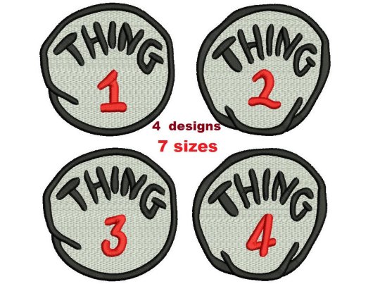 Thing 1 thing 2. Thing 1 and thing 2.