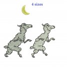 Dr Seuss Sheep 4 Sizes Included Digitized Filled Machine Embroidery Design Email Delivery Only