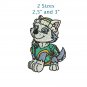 Everest Paw Patrol 2 Sizes Digitized Machine Embroidery Design Email Delivery Only