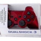 Red Six Axis DualShock3 Wireless Bluetooth Controller for PS3 One Year Warranty