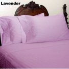 1000TC STRIPE LAVENDER SHEET SET IN KING SIZE - 100% PURE COTTON