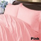 1000TC STRIPE PINK SHEET SET IN KING SIZE - 100% PURE COTTON