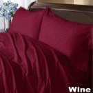 1000TC STRIPE WINE SHEET SET IN KING SIZE - 100% PURE COTTON