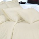 800TC SOLID IVORY SHEET SET IN KING SIZE - 100% PURE COTTON