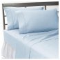 600TC SOLID BLUE SHEET SET IN KING SIZE - 100% PURE COTTON