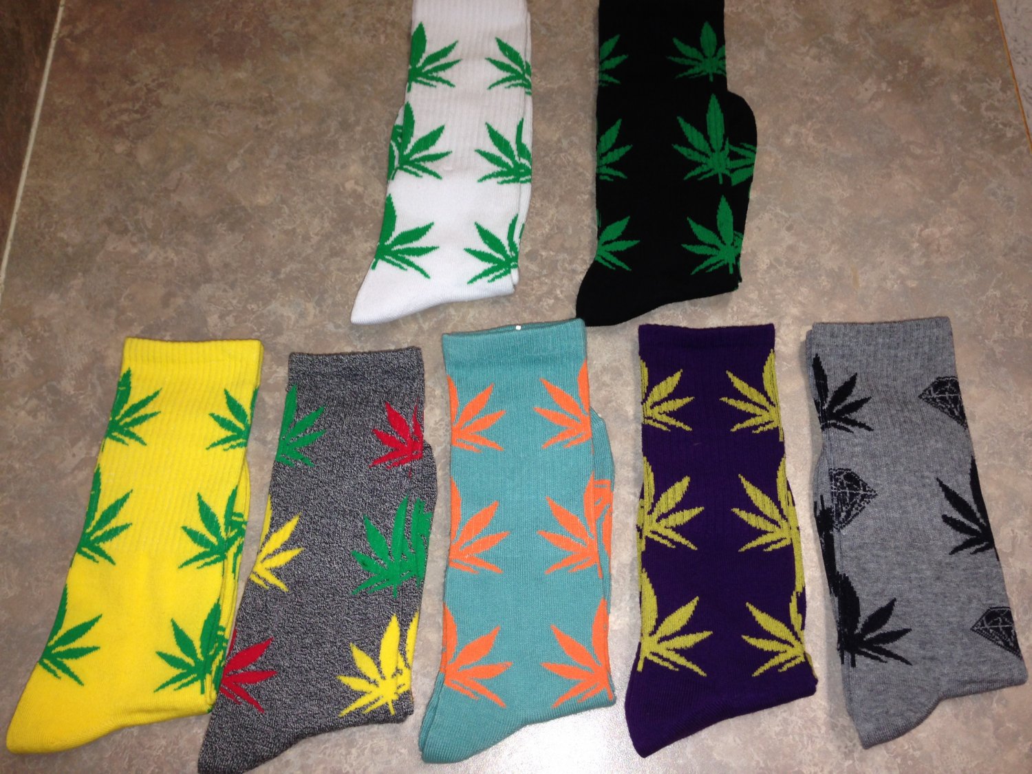 Women's Creative Weed Sock Bundle - 6 Pair