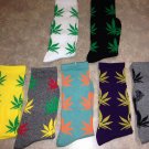 Plantlife Marijuana Weed Leaf Crew Socks