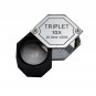 10X Jewelry Diamond Gem Triplet Loupe Maganifier w 20.5mm Top Quality Optical Lens, Free Shipping