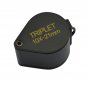 10X Jeweler Diamond Gem Triplet Loupe w 21MM Achromatic Aplanatic Lens + Leather Case, Free Shipping