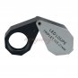 10X Diamond Gem Loupe w Six LED Light + 21mm Achromatic Aplanatic Len + Leather Case, Free Shipping