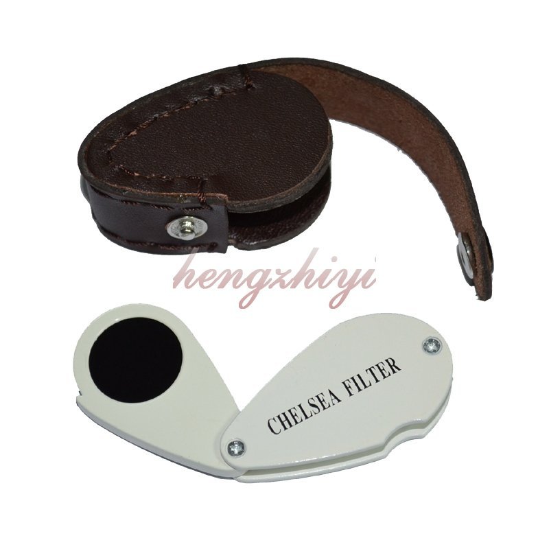 Chelsea Jadeite Optic Glass Color Filter Gemstone Gem Emerald Loupe Testing Tool, Free Shipping