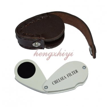 Chelsea Jadeite Optic Glass Color Filter Gemstone Gem Emerald Loupe Testing Tool, Free Shipping