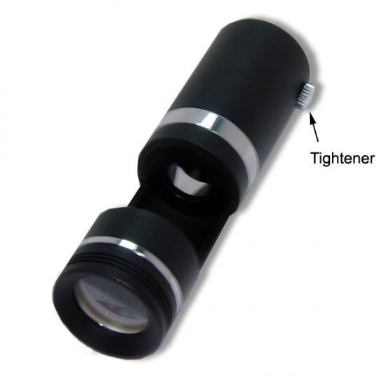 Portable Dark Field 10X Loupe Magnifier w Flashlight Torch Gemstone