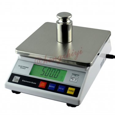 5kg x 0.1g Electronic Precision Kitchen Baking Scale Table Top Balance w Counting, Free Shipping