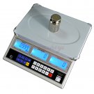 30kg x 1g Precision Digital Counting Parts Coin Scale Table Top Balance 66LB, Free Shipping