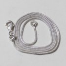STERLING SILVER OVERLAY SNAKE CHAIN 20 INCHES